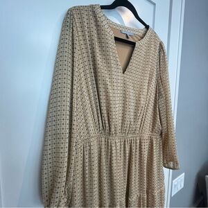 Daniel Rainn Tan Maxi Dress